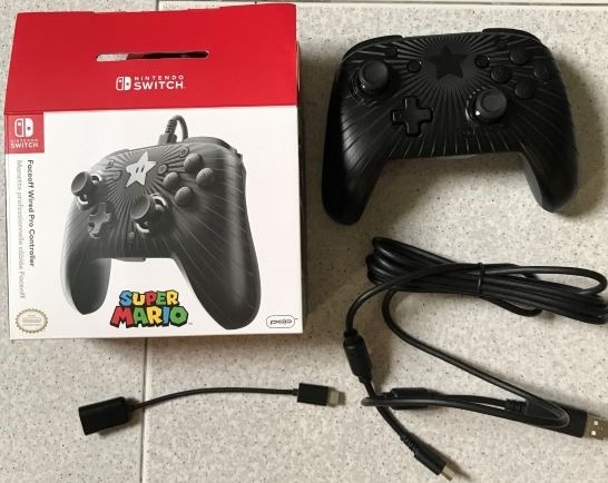 Nintendo Switch Pro Wired Controller Original Mario Super Star