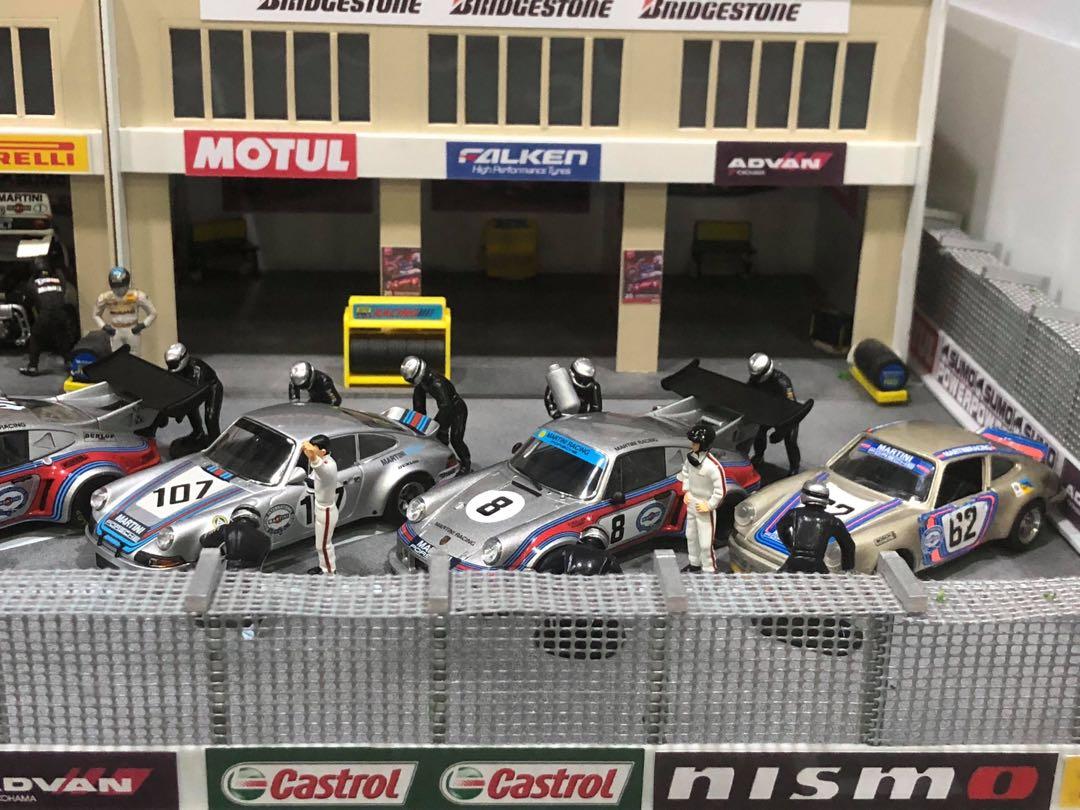 MARTINI RACING GARAGE DIORAMA FOR SHARE 1/43 scale, Hobbies & Toys, Toys & Games on Carousell
