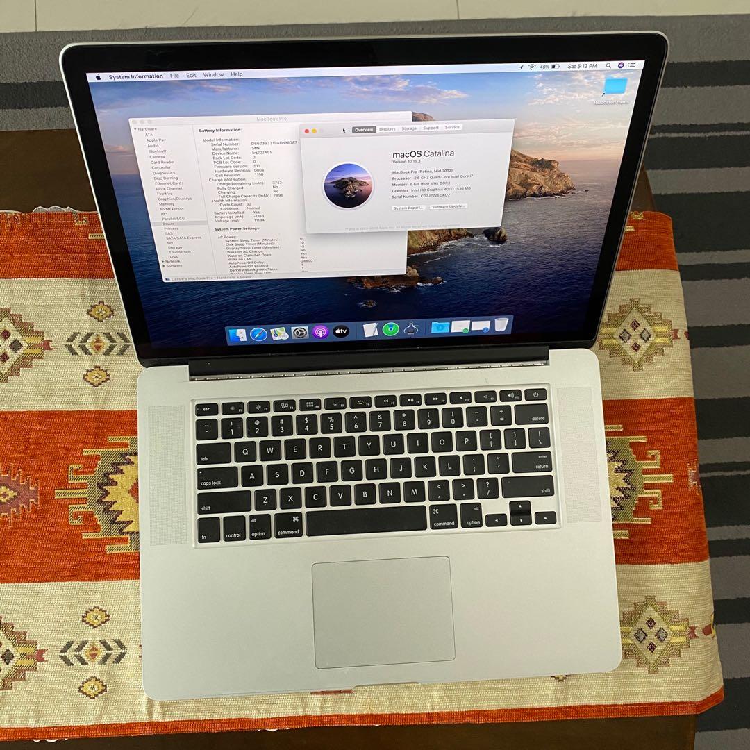 Apple Macbook Pro 15 Retina Electronics Computers Laptops On Carousell