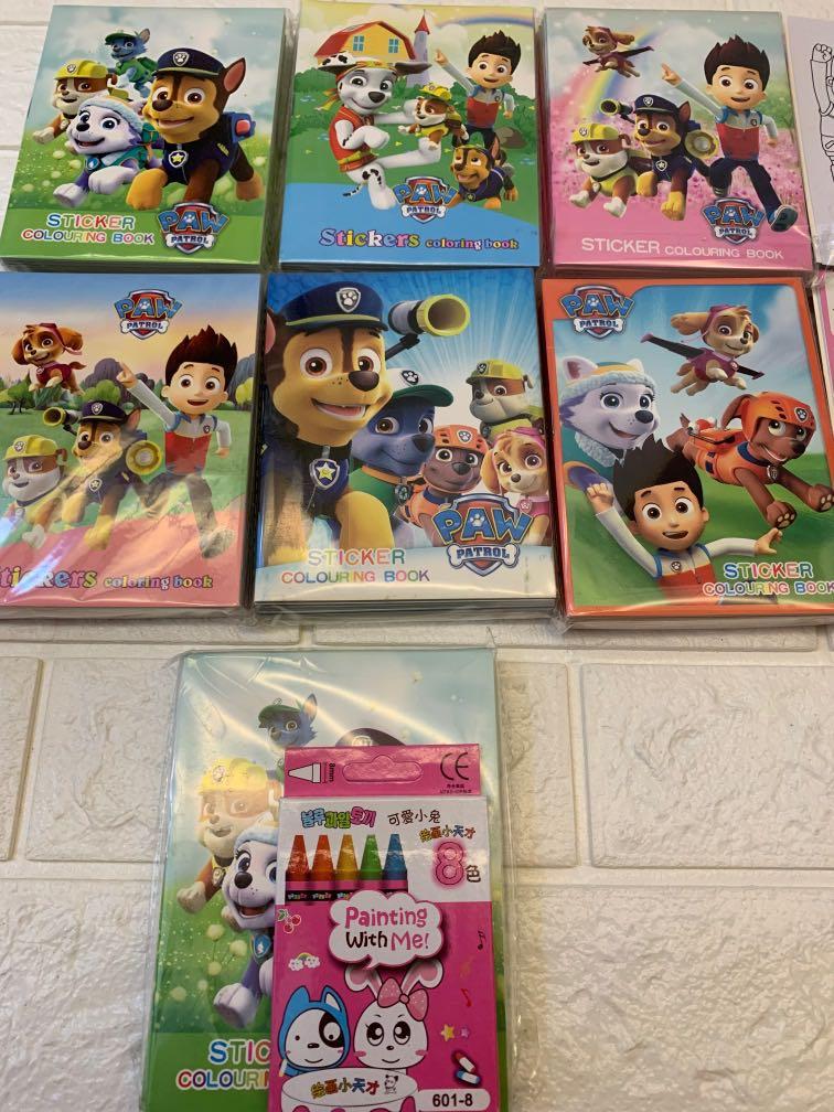 Mini paw patrol Coloring And Stickers Book Brand New .. one ...