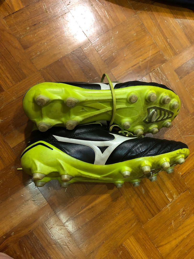 Mizuno morelia neo black green deals