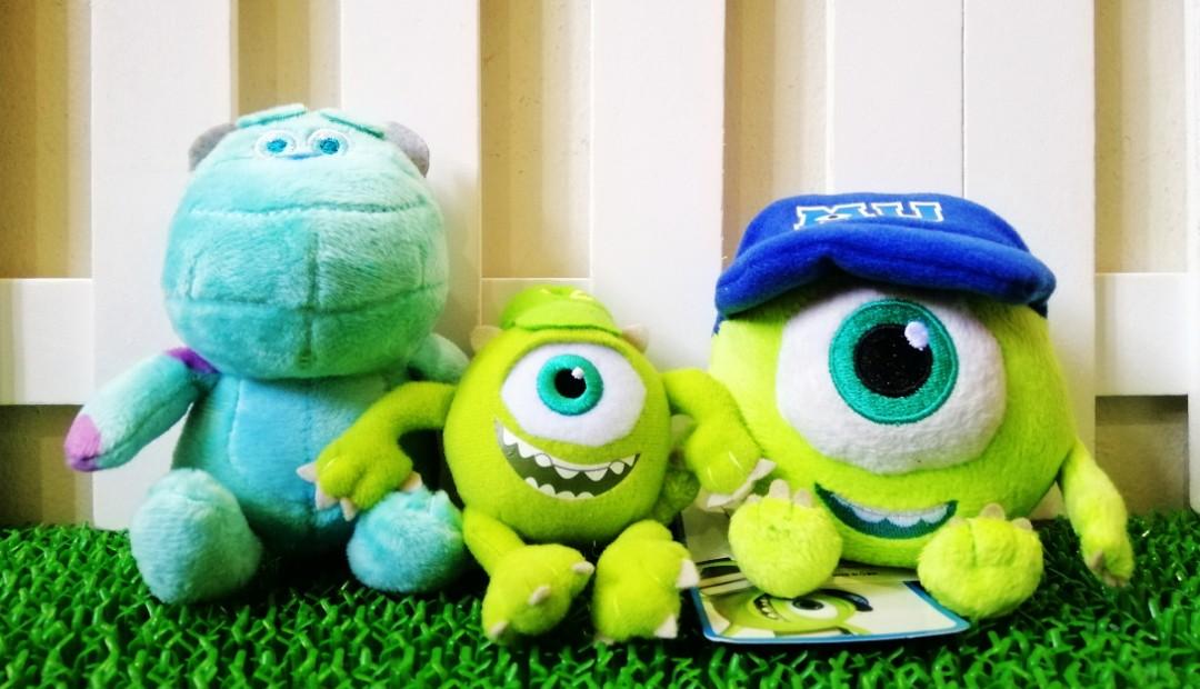 Monster Inc Alien And Sully Plushy Keychain Combo Toys Games Action Figures Collectibles On Carousell