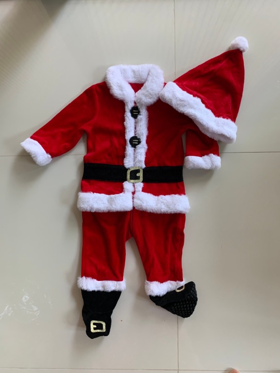 Mothercare baby santa outfit sales
