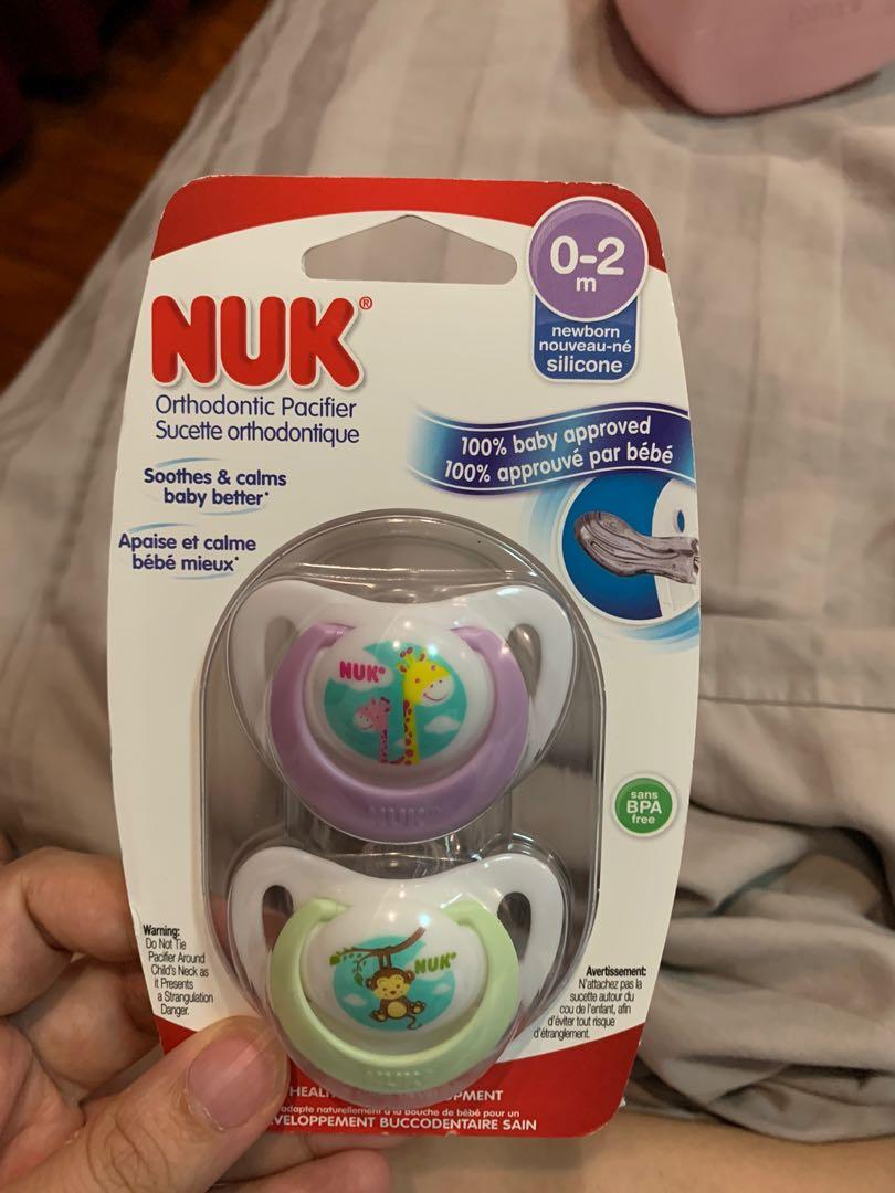 New Nuk Orthodontic Pacifier Newborns Babies Kids Nursing Feeding Weaning Toddler Feeding On Carousell