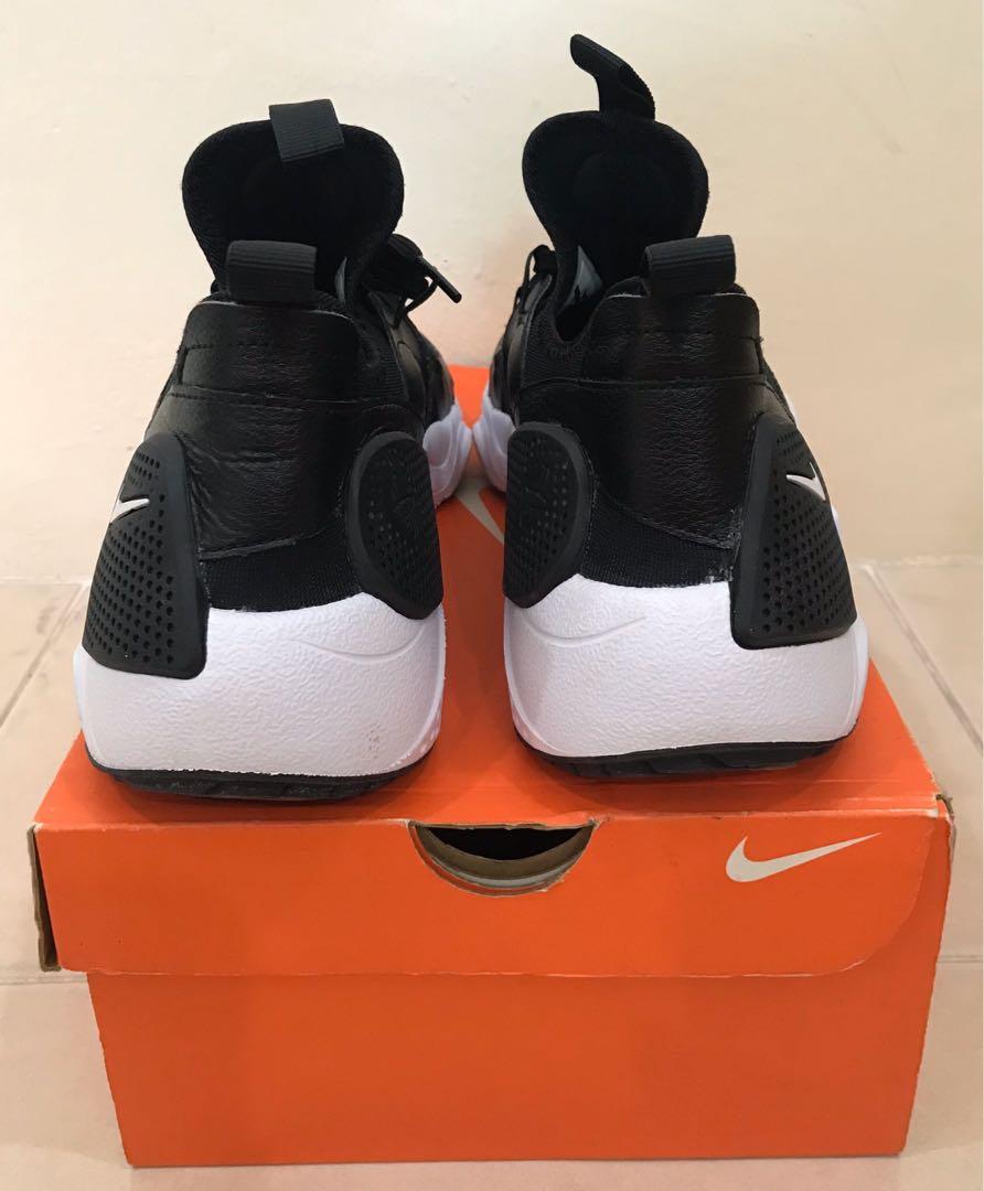 Huarache edge leather top