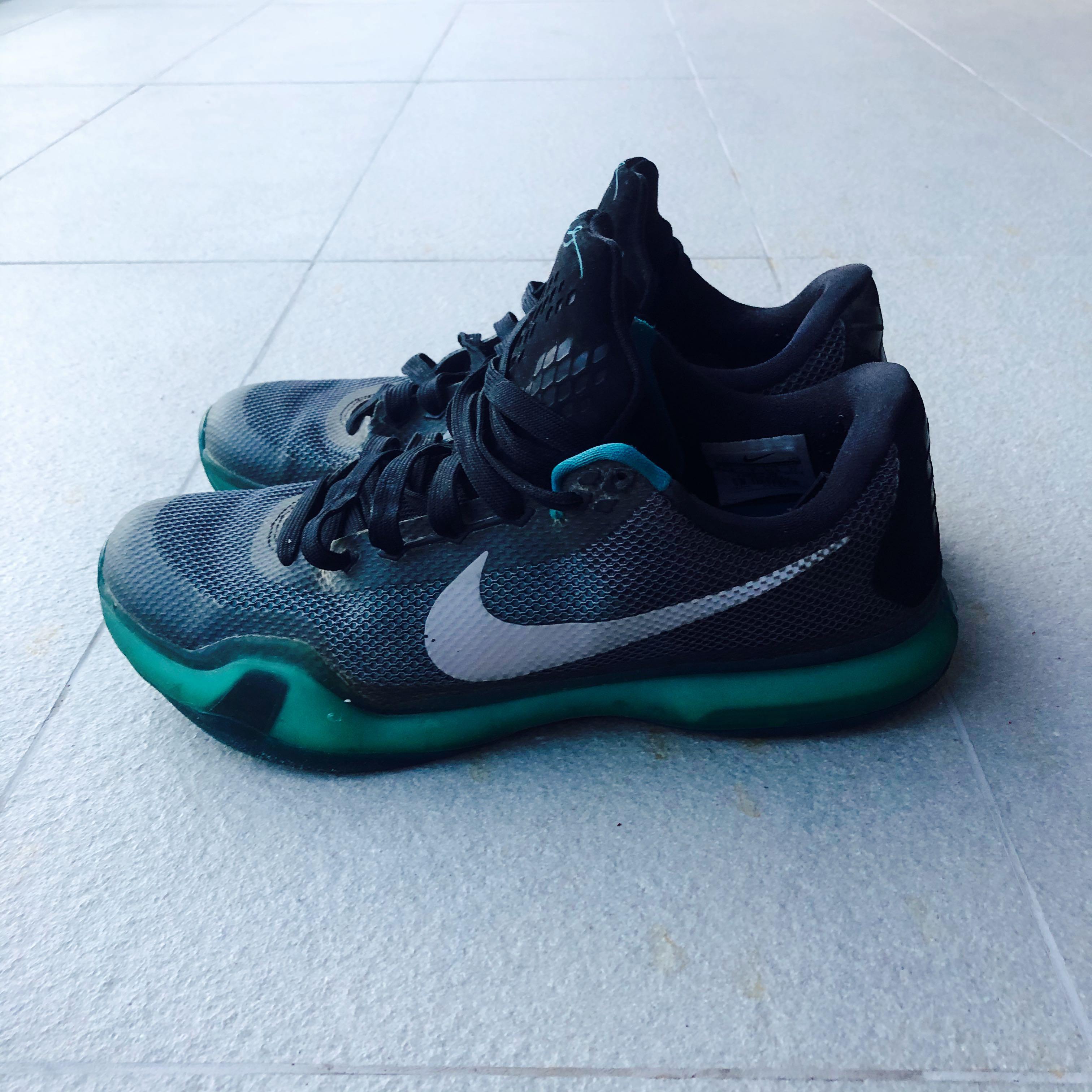 Nike Kobe 10 X Emerald Blue Basketball shoes Luxury Sneakers Footwear on Carousell
