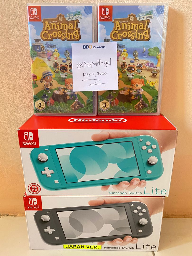 animal crossing switch console lite