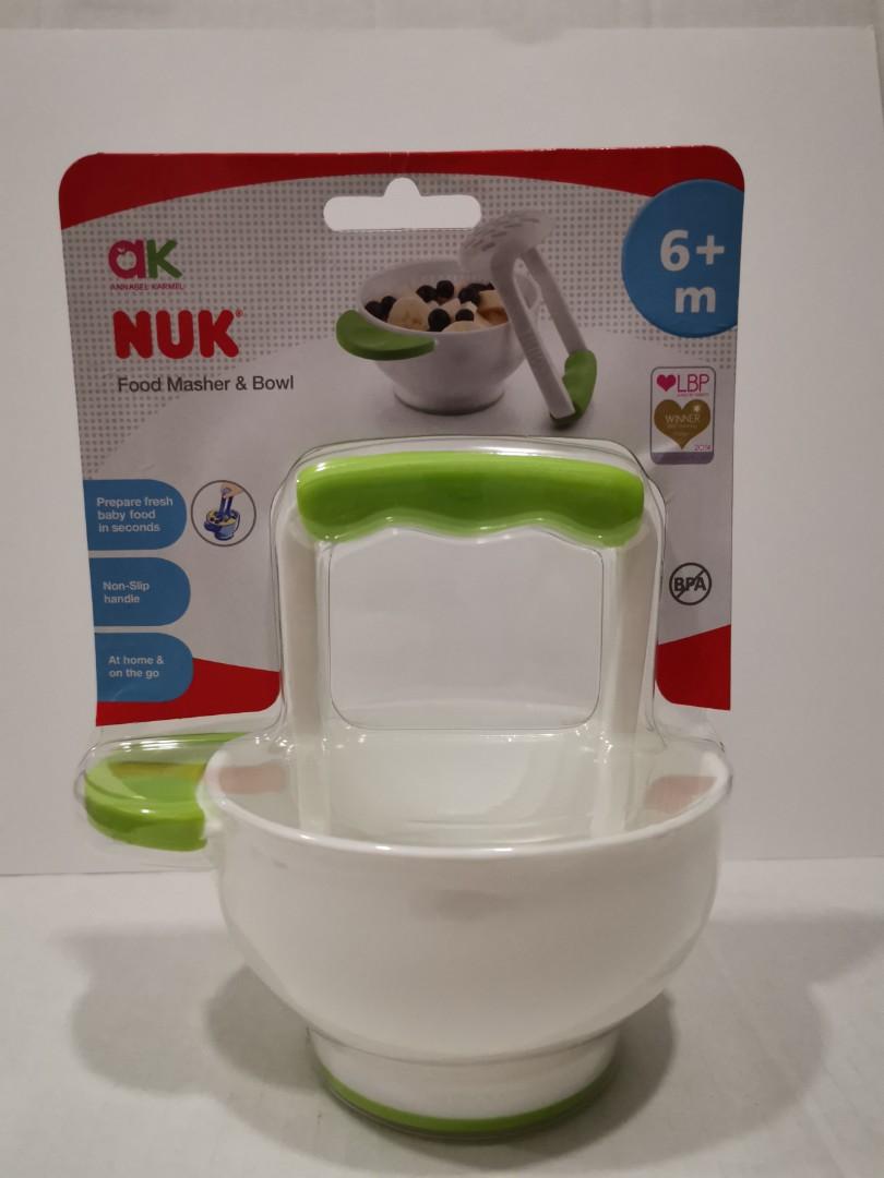 Nuk Food Masher Bowl Babies Kids Nursing Feeding Weaning Toddler Feeding On Carousell