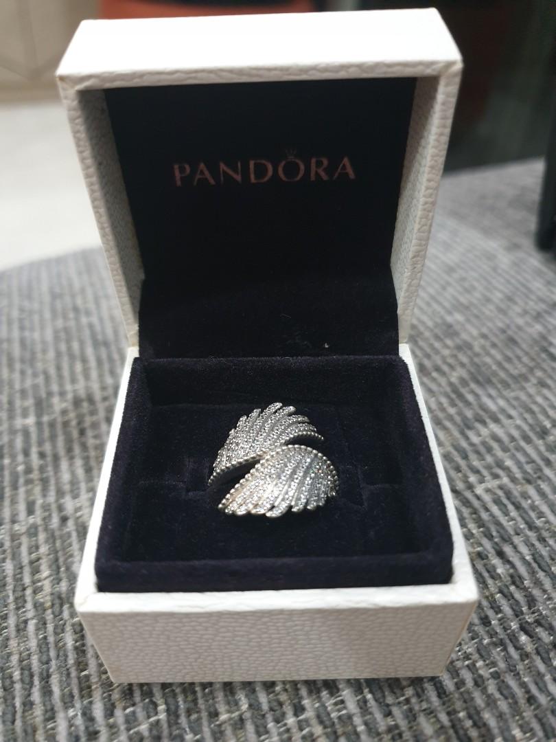 Pandora majestic feathers ring store