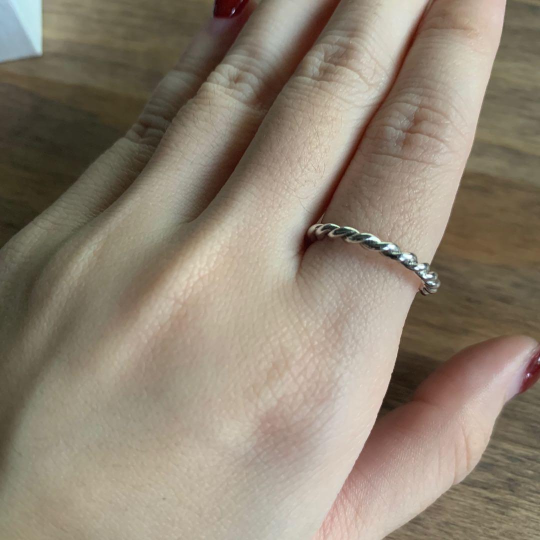 Pandora silver twist ring