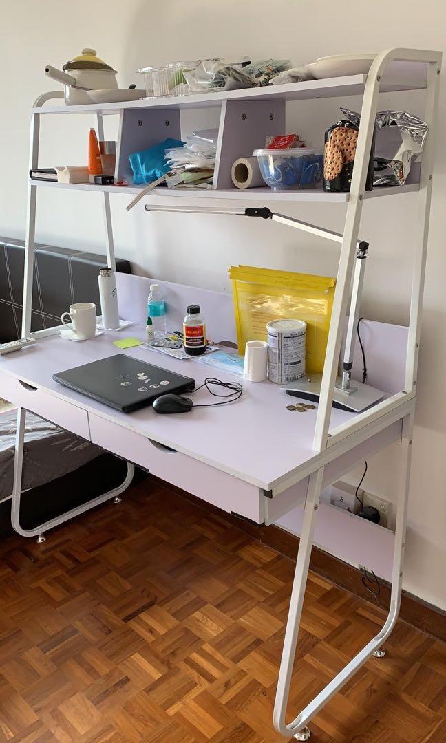 computer desk with chairs
