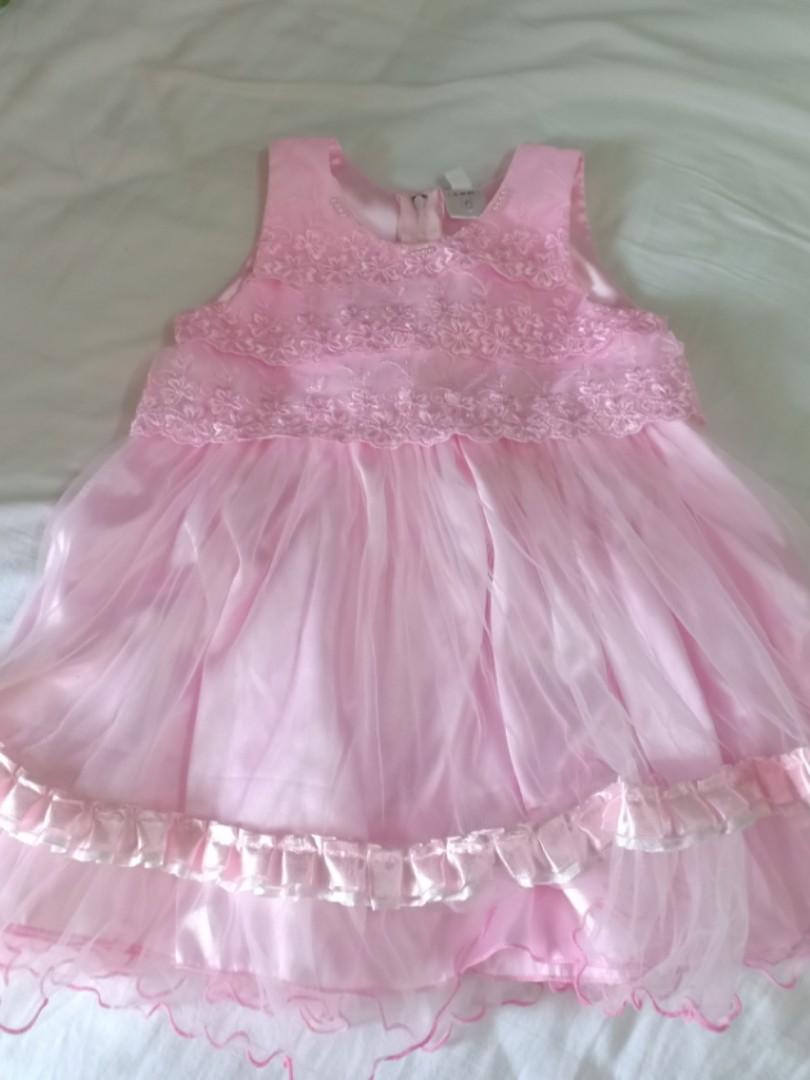 Pink Princess Dress Babies Kids Girls Apparel 4 To 7 Years On Carousell