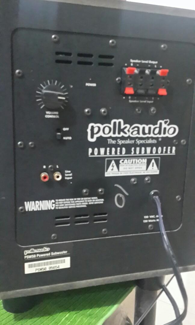 Polk audio powered subwoofer Audio Soundbars Speakers