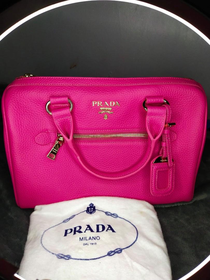 prada milano dal 1913 purse red