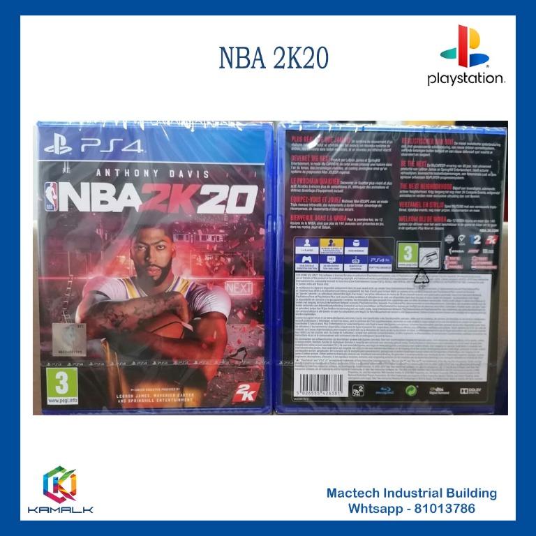 Ps4 Nba 2k20 Toys Games Video Gaming Video Games On Carousell