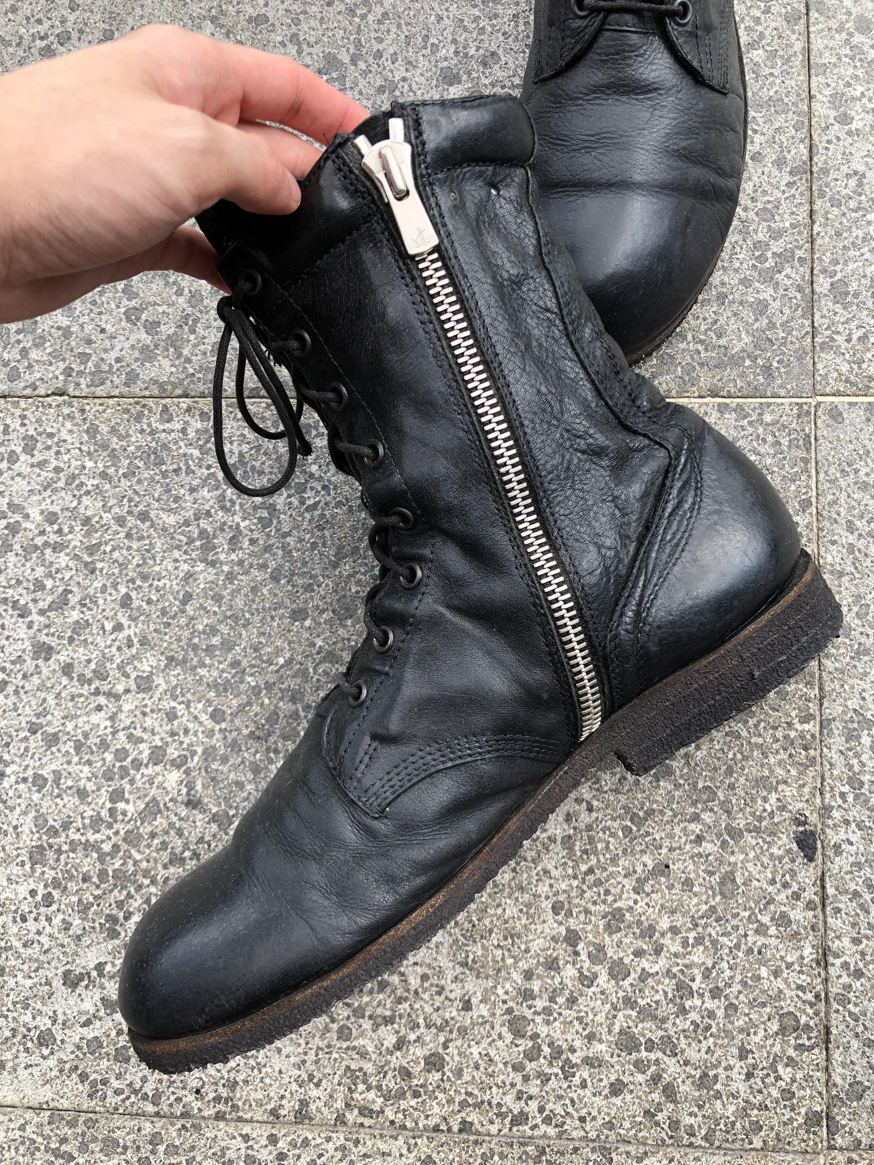 Rick owens cheap military boots