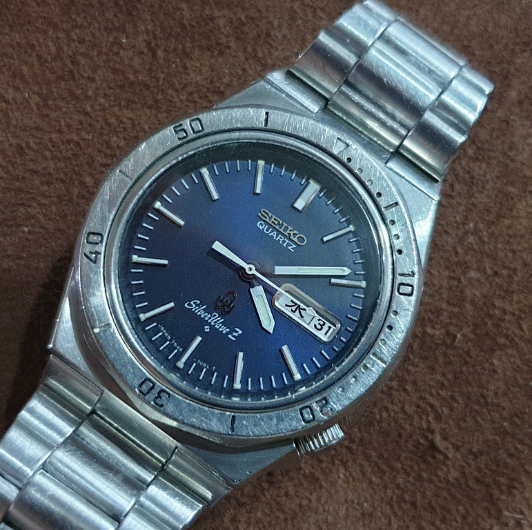 Seiko Silver Wave Z Quartz 7546-7040 Watch, Men's Fashion, Watches ...