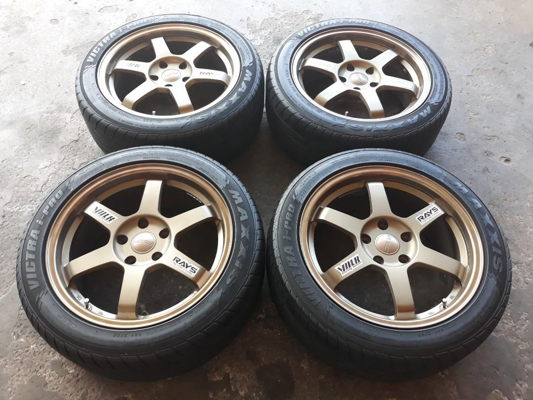 Spotrim Te37 17 Pcd 5x114 Auto Accessories On Carousell