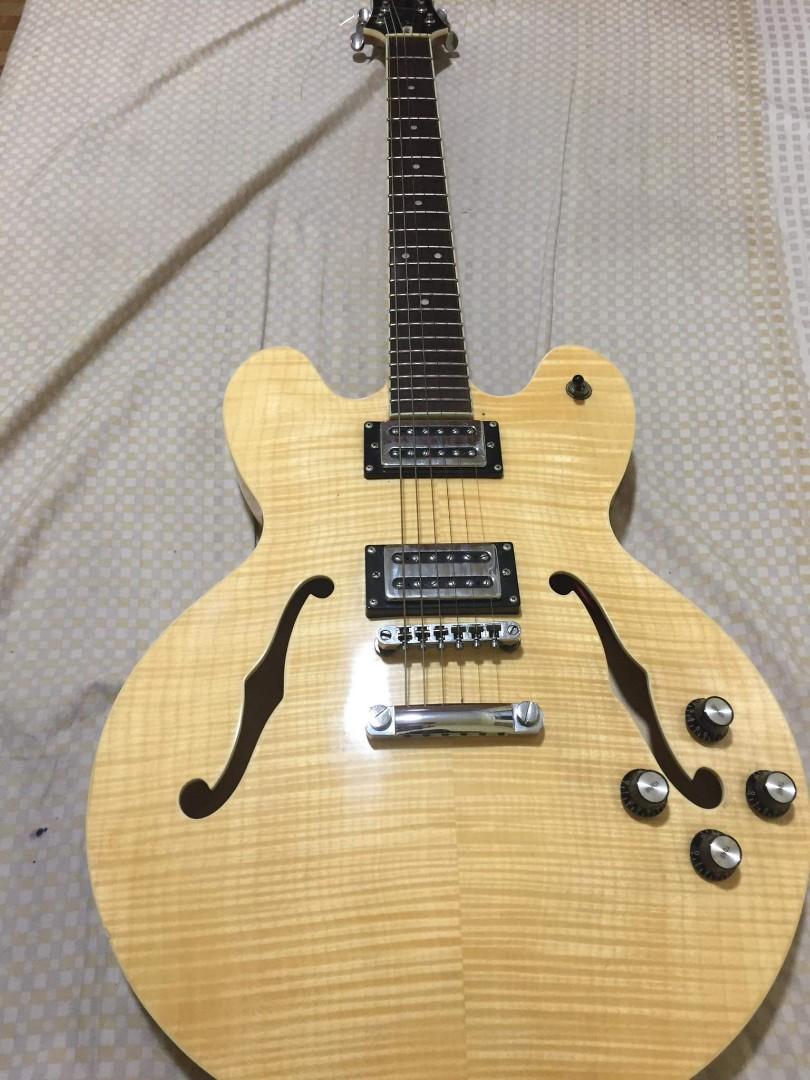Sqoe semi hollow guitar