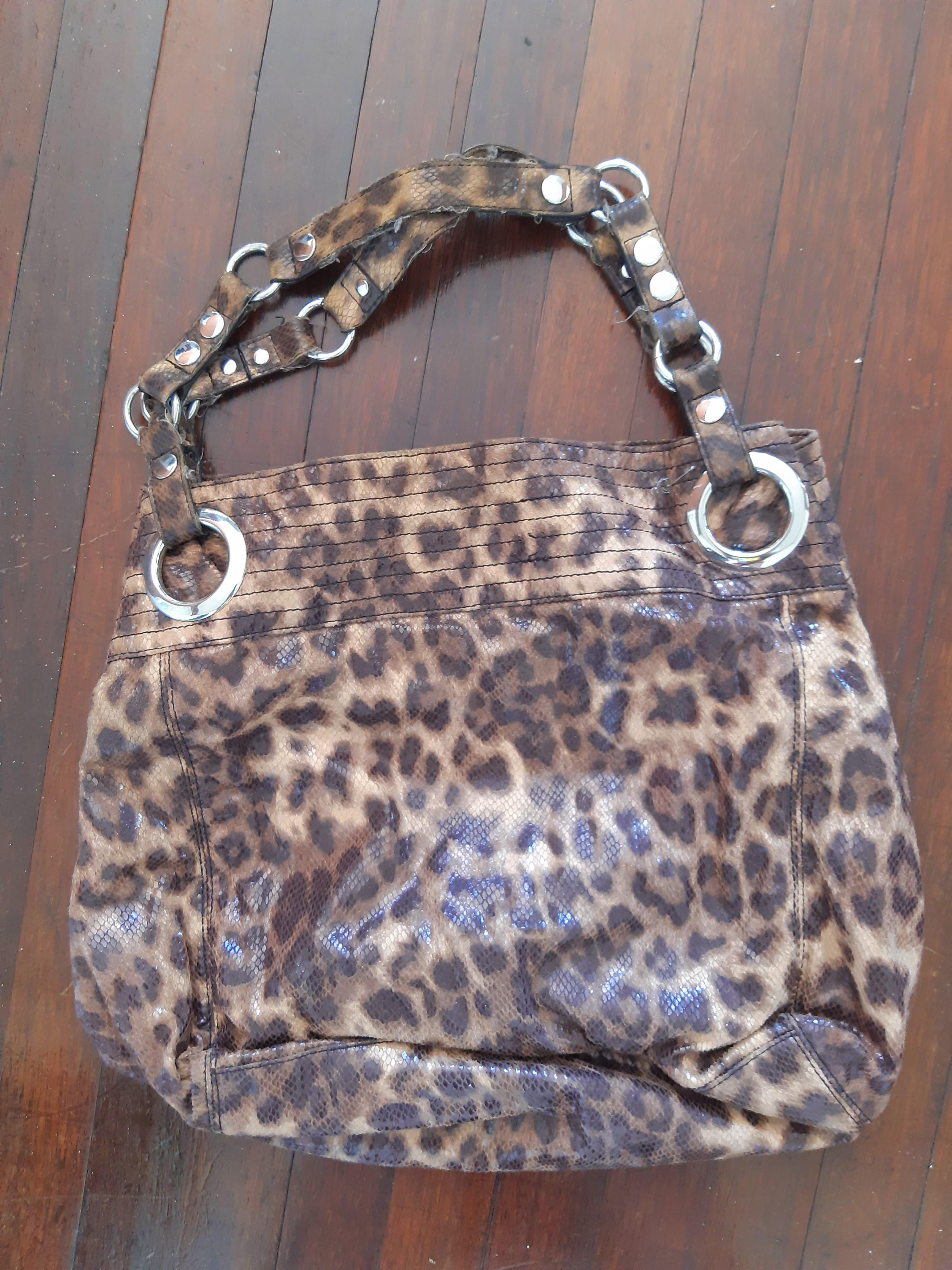 STEVE MADDEN Leopard Tote Bag Women s Fashion Bags Wallets