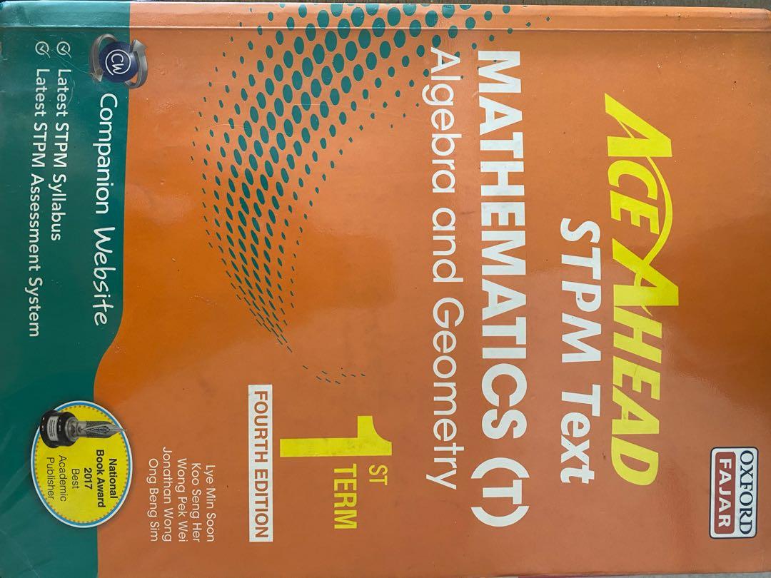 Stpm Math T Sem 1 Textbooks On Carousell