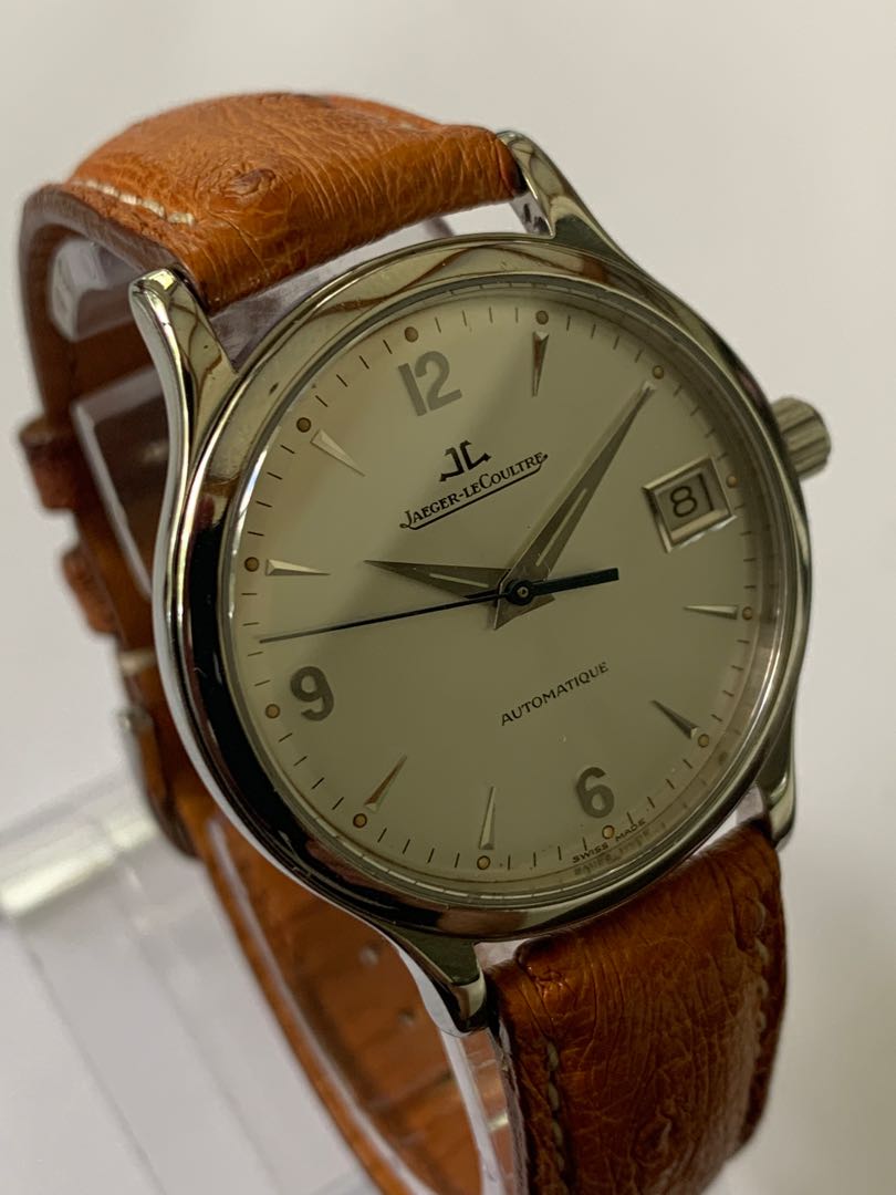 Superb Jaeger LeCoultre Master Control Date Automatic Steel Watch Mint Condition