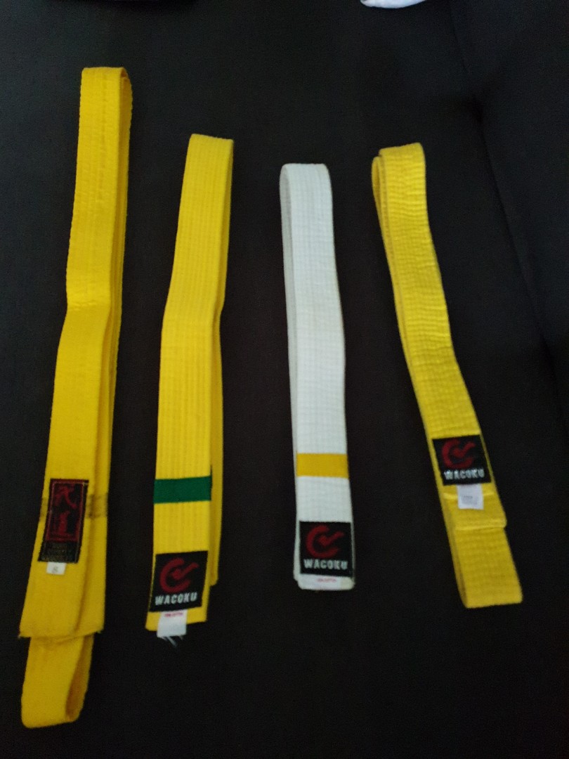 Taekwondo Belts, Sports Equipment, Exercise & Fitness, Toning