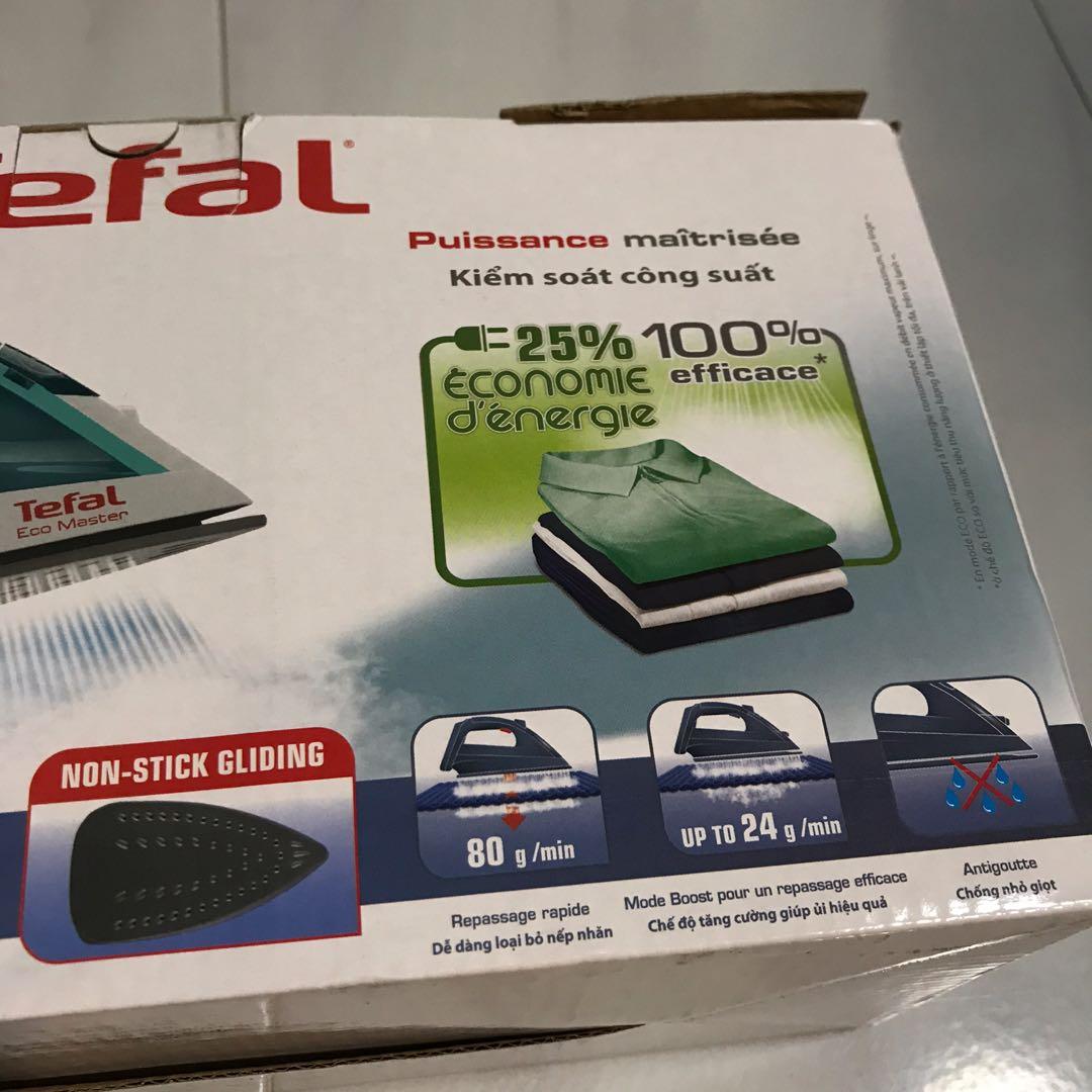 TEFAL SMART PROTECT FV4980 STEAM IRON, TV & Home Appliances, Irons ...