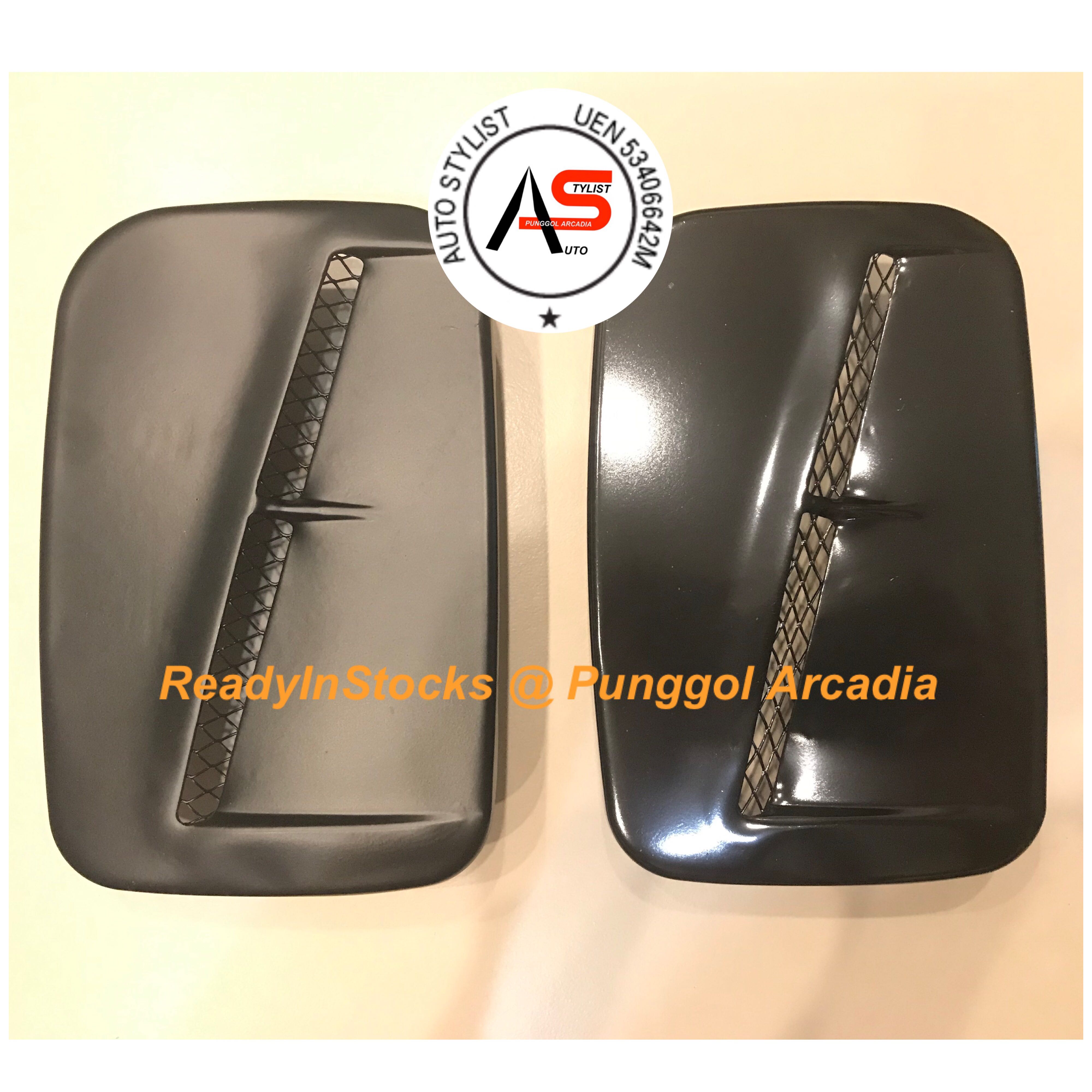 Toyota Hiace Accessories Parts 3D BLACK Fuel Tank Cover With Mesh