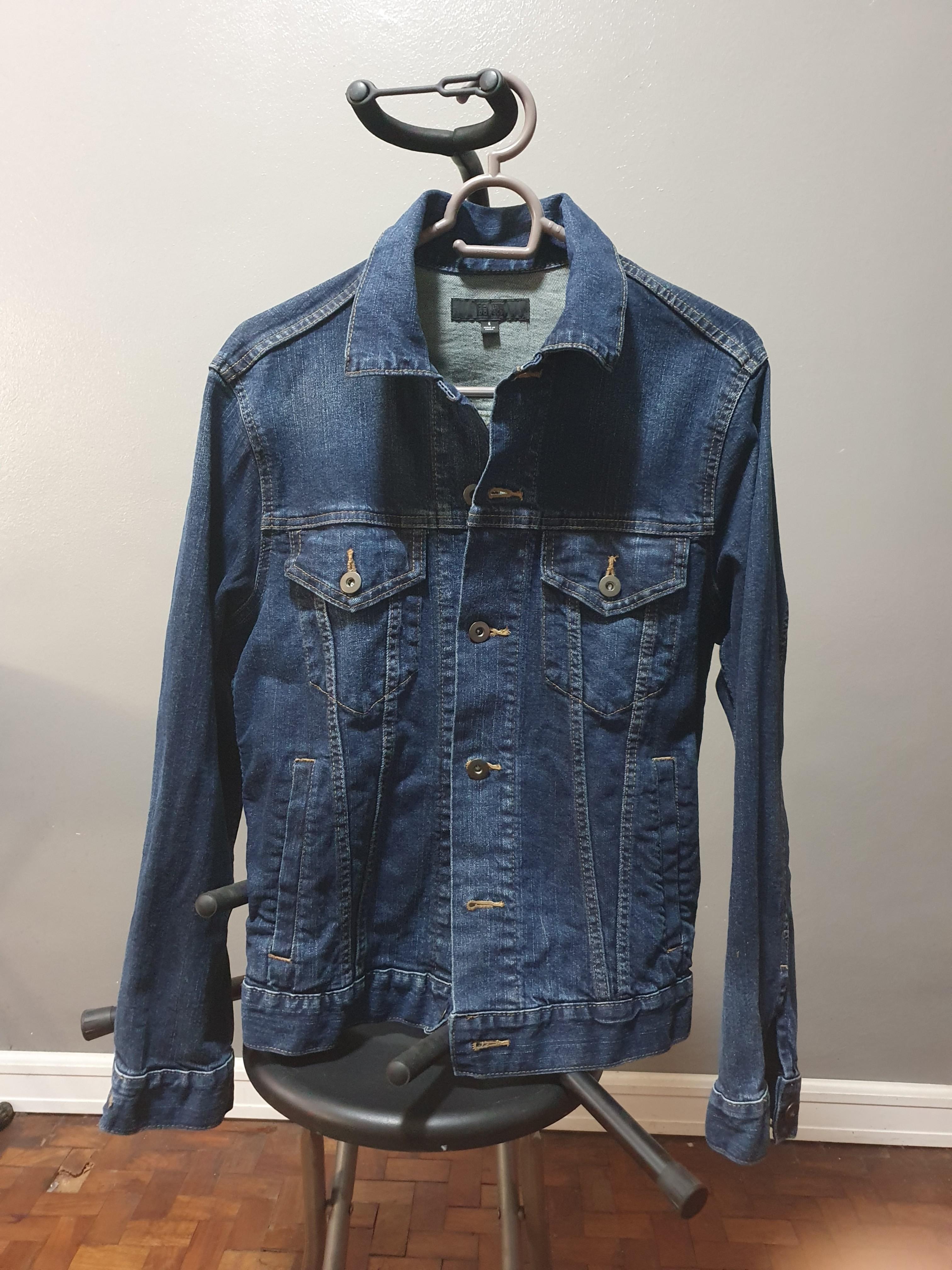 denim jacket men uniqlo