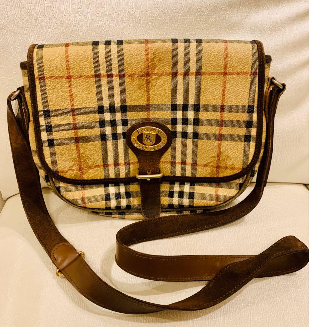 Authentic Vintage Burberry Bag with Flaws, Luxury, Bags & Wallets on  Carousell