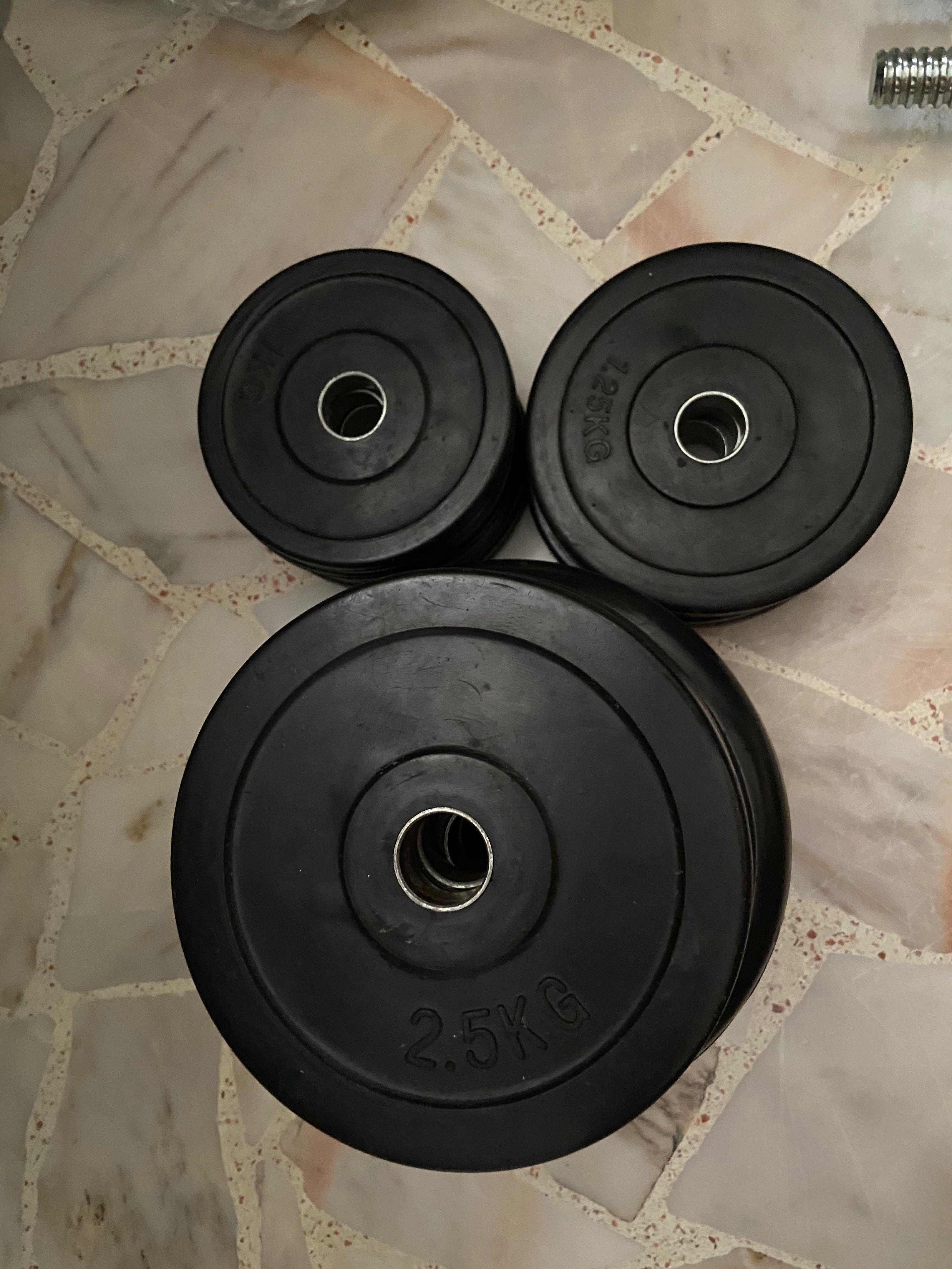 Weight Plates 40KG Dumbbells 1.2M Barbell