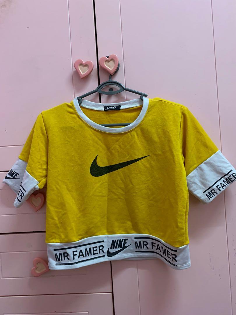 yellow nike clothes