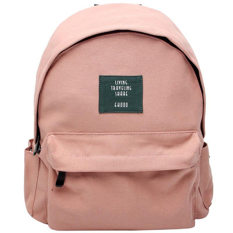 2020 New Style Canvas Casual Backpack Korean Fashion Bookbag