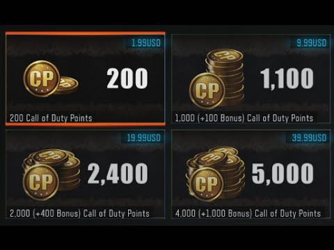 Cod points ps4 cheap new arrivals