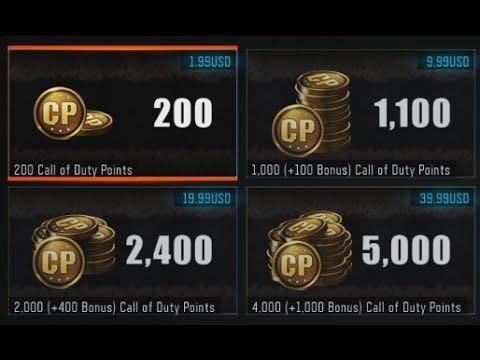 Cheap Codes COD Points for All CODS 