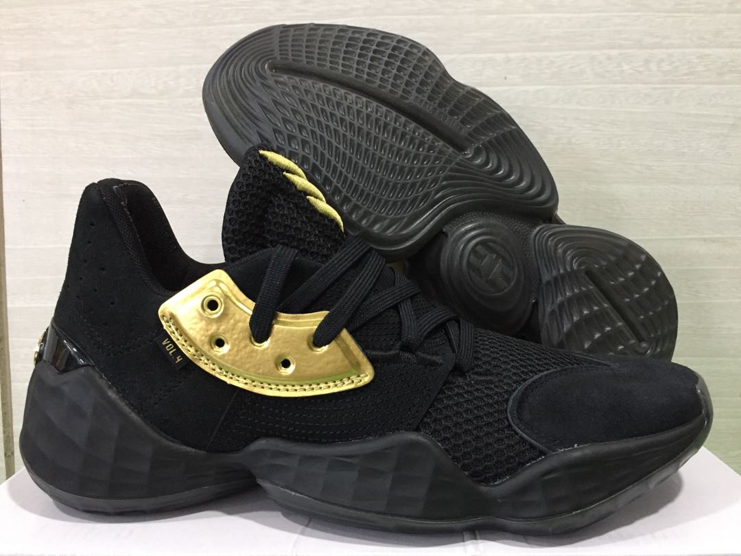 James harden shoes black gold online