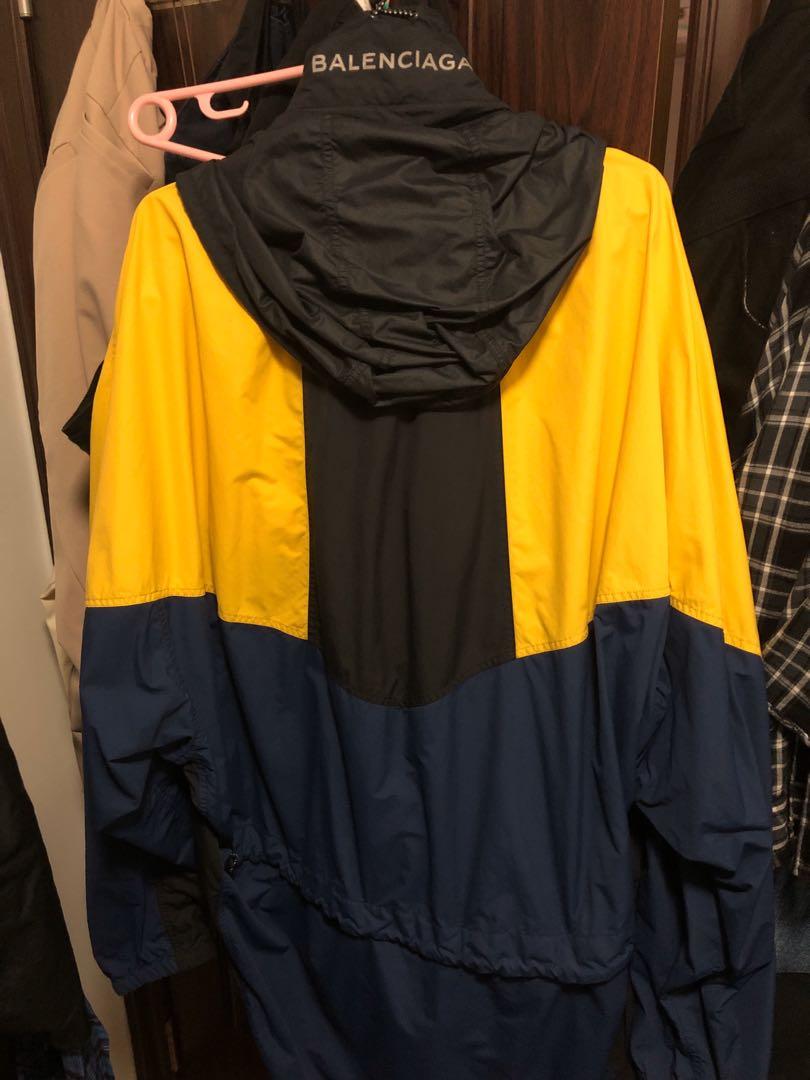 Balenciaga double hem windbreaker Carousell
