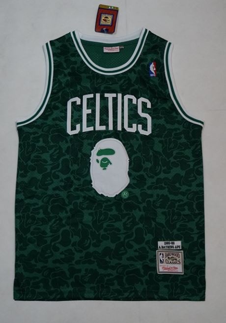 Metrico Perdita Penso Di Essere Malato Bape Celtics Jersey Mi Scusi Fibra Complesso