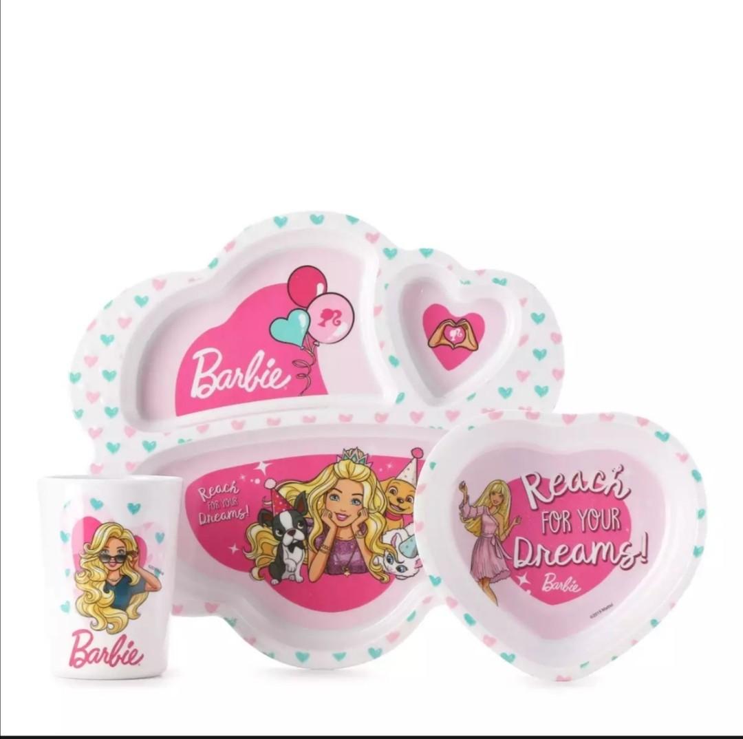 Barbie dinnerware set Clearance