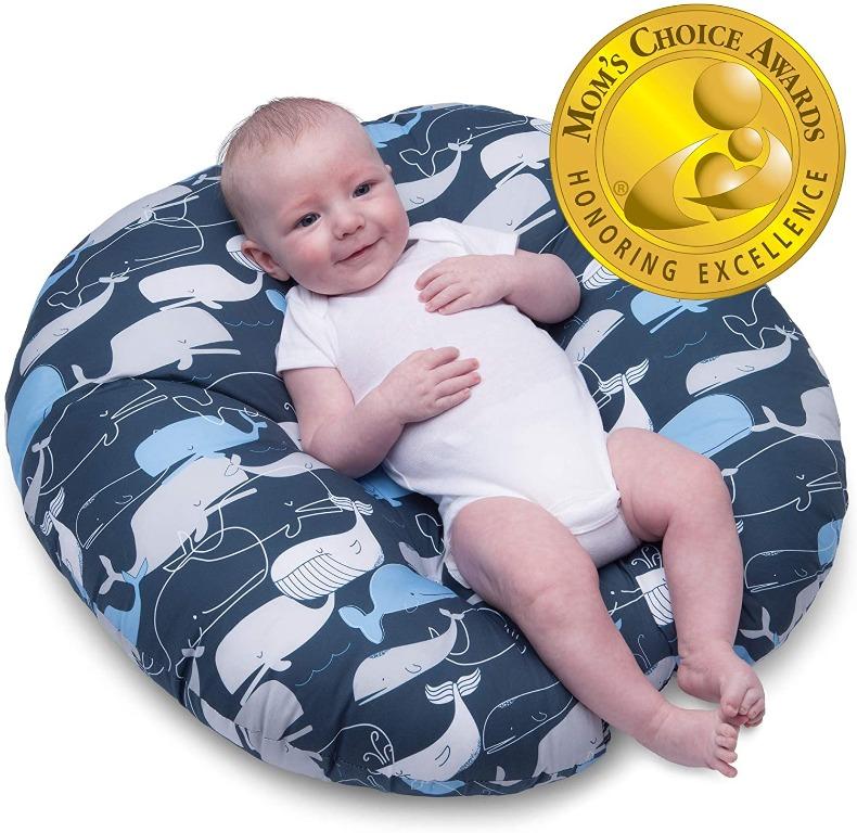 Boppy Newborn Lounger Big Whale Navy