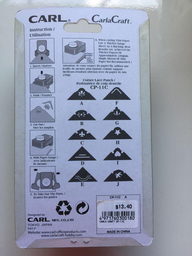 Carla Craft Cn12 Mini Perforatrice A Forma Per Scrapbooking: Fustella Musicale, Carta 120gsm, Certificazione Sicurezza EN-71