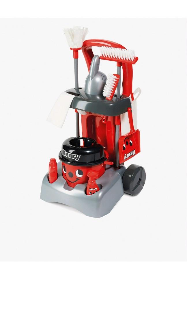 Casdon deluxe henry cleaning trolley pink clearance