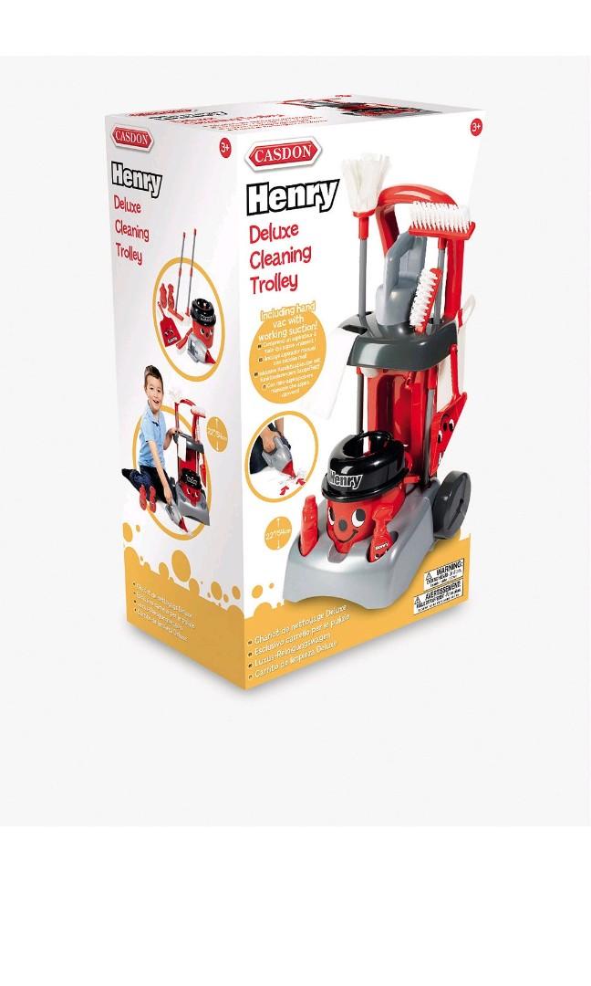 Casdon deluxe henry cleaning trolley cheap set