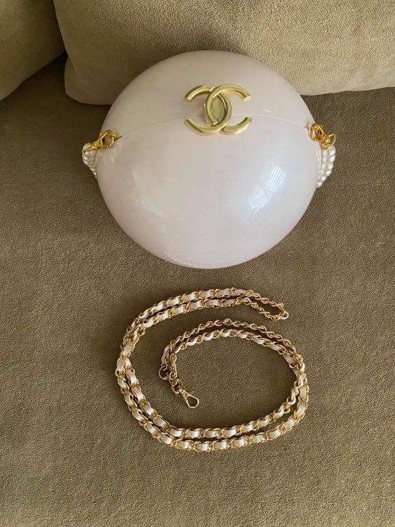 chanel pearl bolsa vip gift