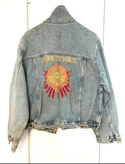 Vintage Cirque Du Soleil 100% cotton denim jacket.