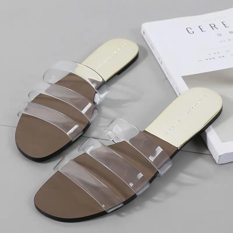 clear sandals zara