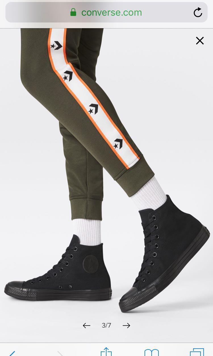 Chuck taylor black on sale monochrome
