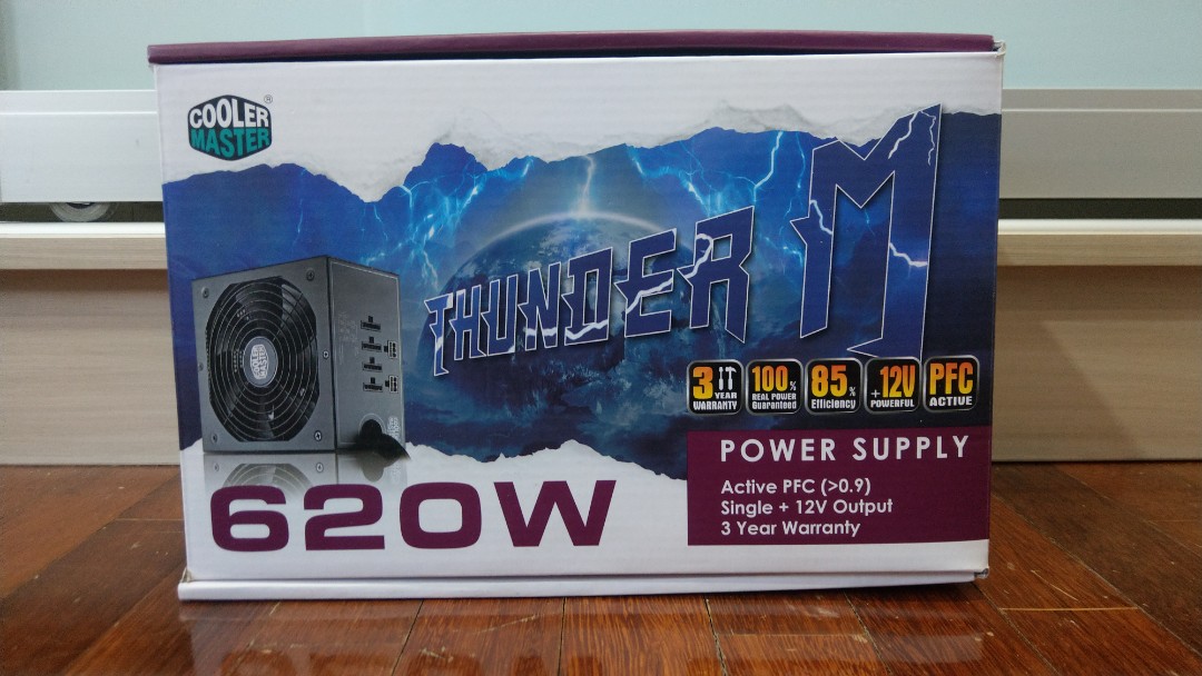 Cooler Master Thunder M 620W PSU Power Supply, Computers & Tech, Parts & Accessories, Computer