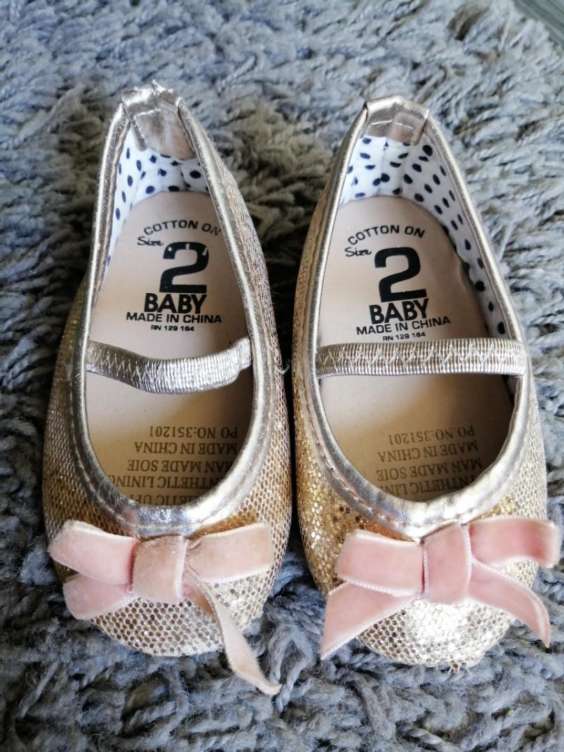 cotton on baby shoes